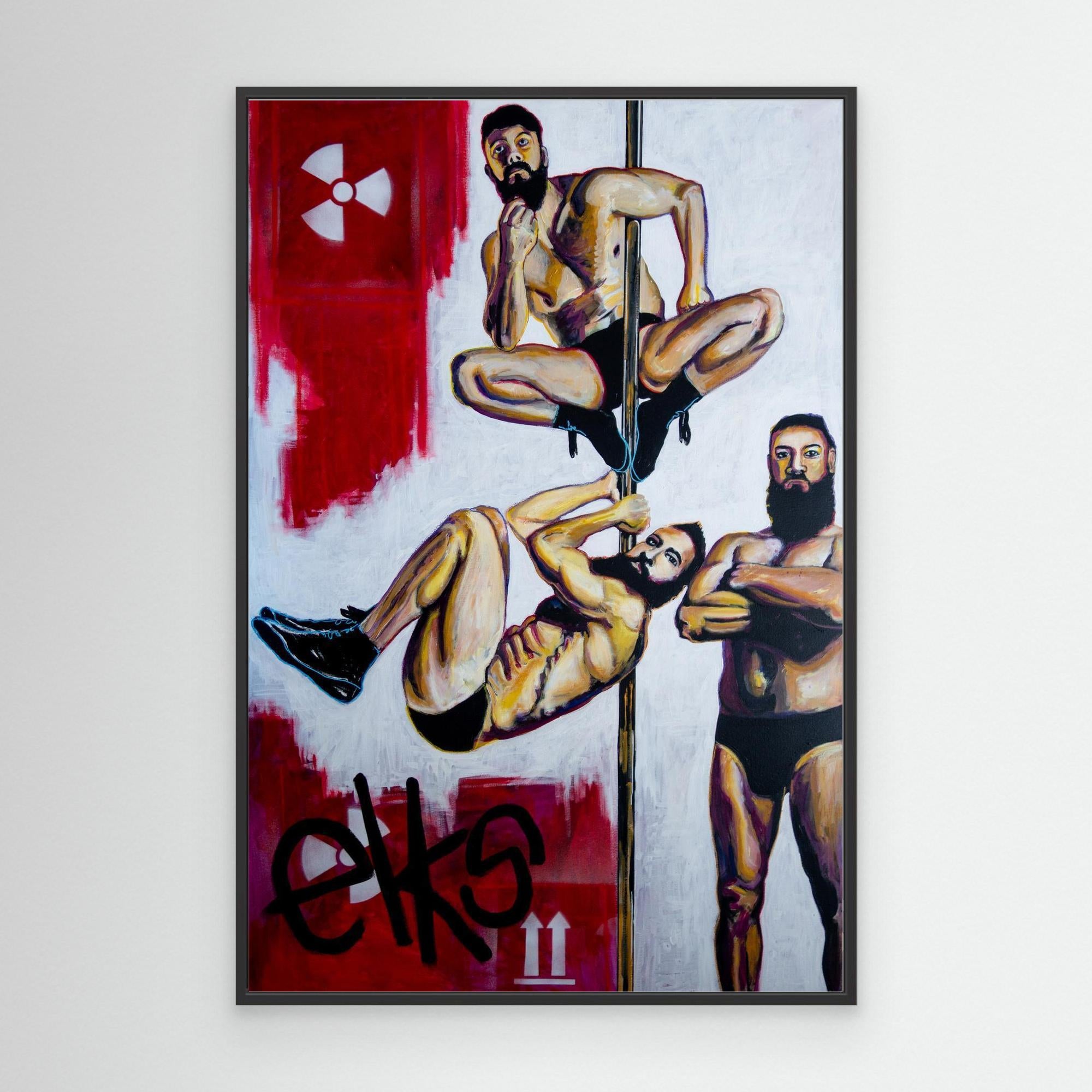 Canvas Art Print - BARBU - Nancy Elks Artist