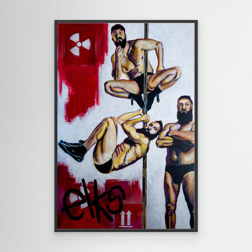 Canvas Art Print - BARBU - Nancy Elks Artist