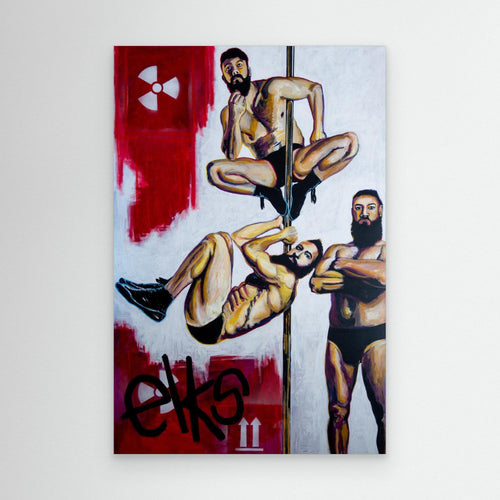 Canvas Art Print - BARBU - Nancy Elks Artist