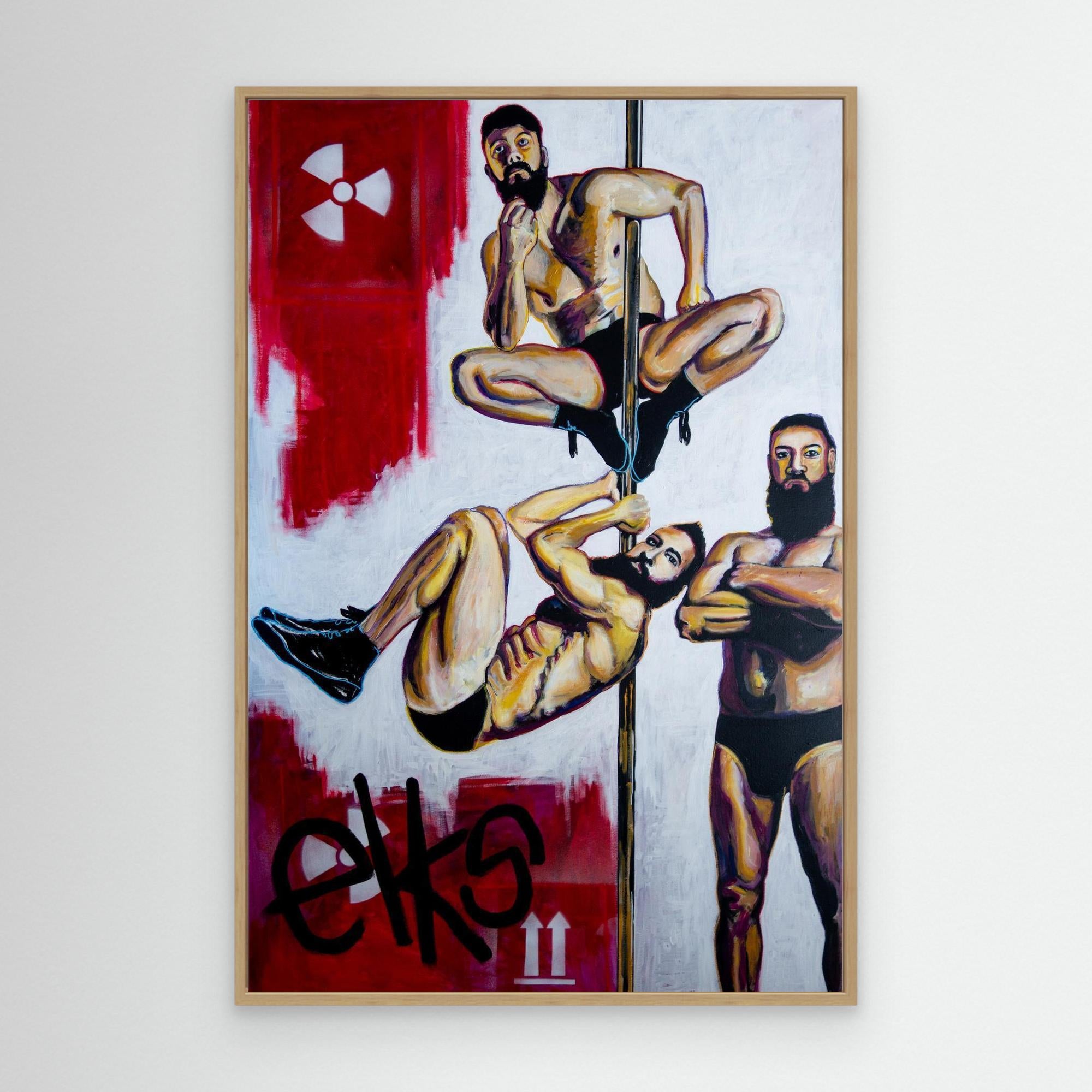 Canvas Art Print - BARBU - Nancy Elks Artist
