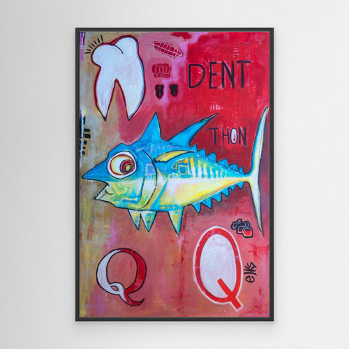Canvas Art Print - DENT THON Q - Nancy Elks Artist