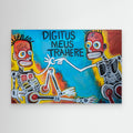 Canvas Art Print - DIGITUS MEUS TRAHERE - Nancy Elks Artist
