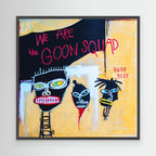 Canvas Art Print - GOON SQUAD (from the 12” Collection) - Nancy Elks Artist