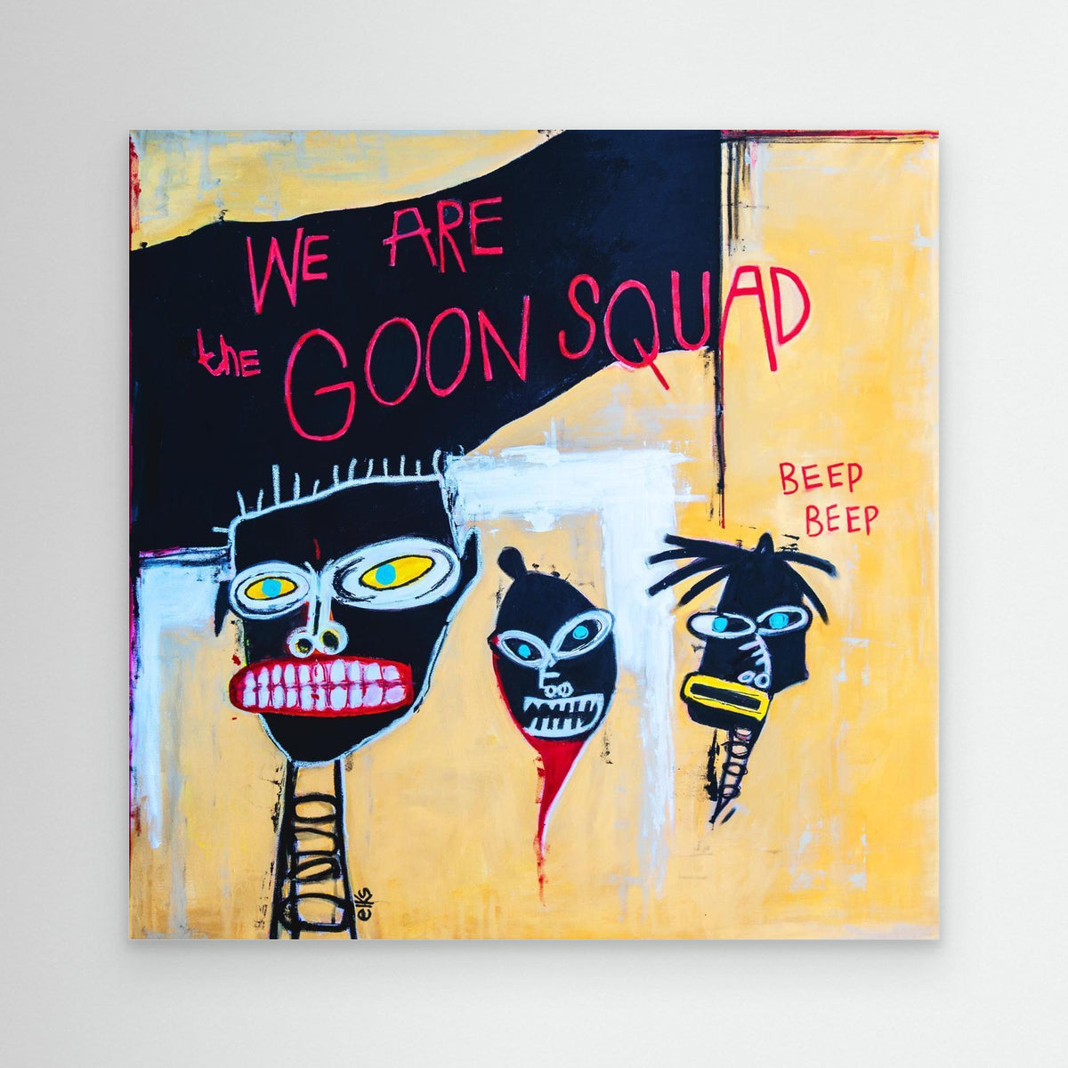 Canvas Art Print - GOON SQUAD (from the 12” Collection) - Nancy Elks Artist