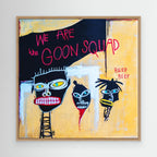 Canvas Art Print - GOON SQUAD (from the 12” Collection) - Nancy Elks Artist