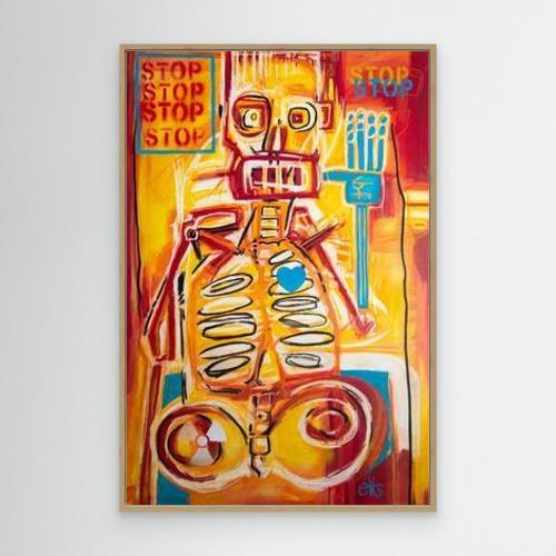 Canvas Art Print - STOP IN THE NAME OF LOVE - Nancy Elks Artist